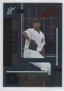 2003 Playoff Absolute Memorabilia - [Base] #204 - Dontrelle Willis /1000