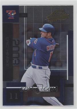 2003 Playoff Absolute Memorabilia - [Base] #54 - Eric Hinske