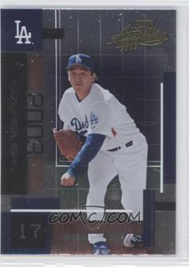 2003 Playoff Absolute Memorabilia - [Base] #80 - Kazuhisa Ishii