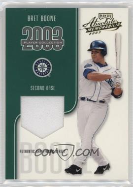2003 Playoff Absolute Memorabilia - Player Collection - Gold #_BRBO - Bret Boone /25