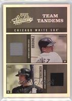 Magglio Ordonez, Paul Konerko #/25