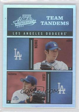 2003 Playoff Absolute Memorabilia - Team Tandems - Spectrum #TTA-8 - Hideo Nomo, Kazuhisa Ishii /100