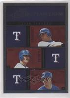 Alex Rodriguez, Rafael Palmeiro, Mark Teixeira #/100