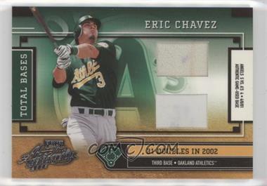 2003 Playoff Absolute Memorabilia - Total Bases - Materials Double #TB-12 - Eric Chavez /19