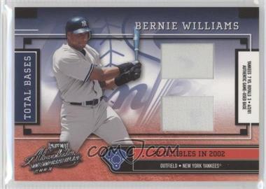 2003 Playoff Absolute Memorabilia - Total Bases - Materials Double #TB-9 - Bernie Williams /37