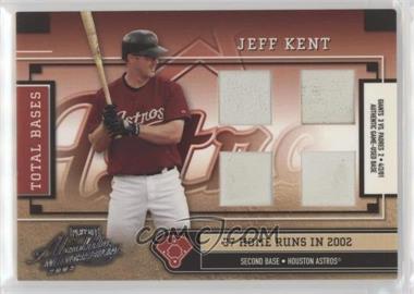 2003 Playoff Absolute Memorabilia - Total Bases - Materials Home Run #TB-22 - Jeff Kent /37