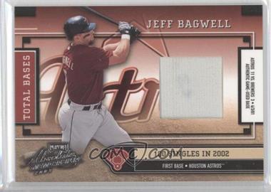 2003 Playoff Absolute Memorabilia - Total Bases - Materials Single #TB-27 - Jeff Bagwell /100