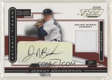 2003 Playoff Piece of the Game - [Base] - Autographs #POG-85 - Jeremy Bonderman