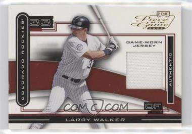 2003 Playoff Piece of the Game - [Base] #POG-59.1 - Larry Walker (Jersey)