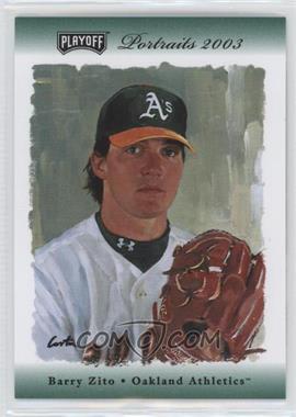 2003 Playoff Portraits - [Base] - All-Star Fanfest Green #28 - Barry Zito