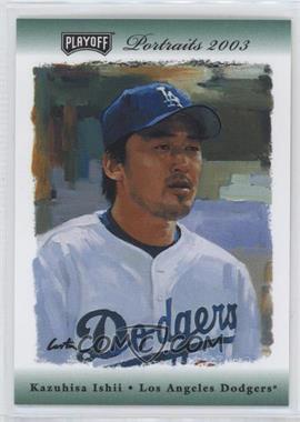 2003 Playoff Portraits - [Base] - All-Star Fanfest Green #64 - Kazuhisa Ishii