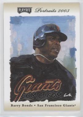 2003 Playoff Portraits - [Base] - Beige #29 - Barry Bonds /250