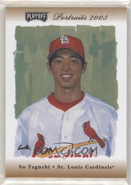 2003 Playoff Portraits - [Base] - Bronze Materials #106.1 - So Taguchi (Jersey) /50