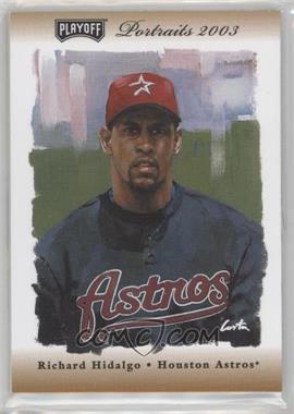 2003 Playoff Portraits - [Base] - Silver Combo Materials #101 - Richard Hidalgo /25