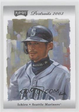 2003 Playoff Portraits - [Base] - Silver #25 - Ichiro Suzuki /50