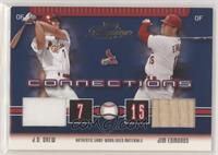 J.D. Drew, Jim Edmonds #/400