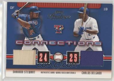 2003 Playoff Prestige - Connections - Materials #C-68 - Shannon Stewart, Carlos Delgado /400 [Noted]