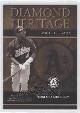 2003 Playoff Prestige - Diamond Heritage #DH-21 - Miguel Tejada