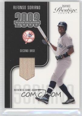 2003 Playoff Prestige - Player Collection Materials #_ALSO.1 - Alfonso Soriano (Bat) /325