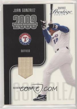 2003 Playoff Prestige - Player Collection Materials #_JUGO.1 - Juan Gonzalez (Texas Rangers) /325