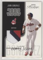 Juan Gonzalez (Cleveland Indians) #/325