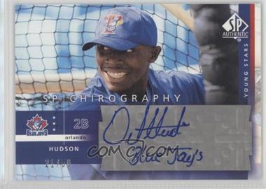 2003 SP Authentic - Chirography Young Stars - Silver #OH - Orlando Hudson /50