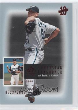 2003 SP Authentic - Superstar Flashbacks #SF26 - Josh Beckett /2003