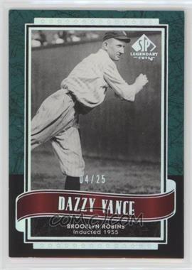 2003 SP Legendary Cuts - [Base] - Green #28 - Dazzy Vance /25