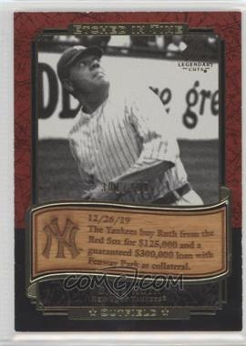 2003 SP Legendary Cuts - Etched in Time - Gold 300 #ET-BR - Babe Ruth /300