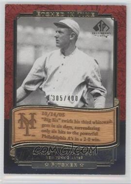 2003 SP Legendary Cuts - Etched in Time - Gold 400 #ET-CM - Christy Mathewson /400