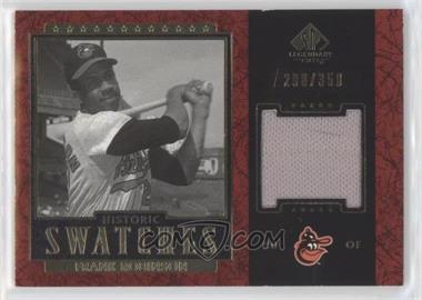 2003 SP Legendary Cuts - Historic Swatches - Red #J-FR - Frank Robinson /350