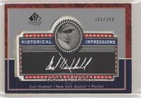 Carl Hubbell #/350