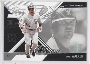 2003 SPx - [Base] #41 - Larry Walker