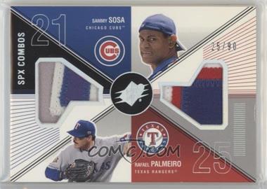 2003 SPx - Combos #C-SP - Sammy Sosa, Rafael Palmeiro /90 [EX to NM]