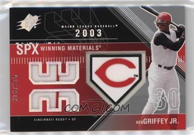 2003 SPx - Winning Materials - 375 Team Logo #WM-KG1 - Ken Griffey Jr. /375