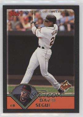 2003 Topps - [Base] - Black #14 - David Segui /52