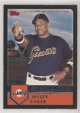 2003 Topps - [Base] - Black #286 - Dusty Baker /52