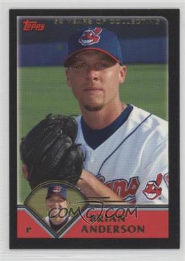 2003 Topps - [Base] - Black #468 - Brian Anderson /52
