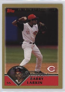 2003 Topps - [Base] - Gold #375 - Barry Larkin /2003