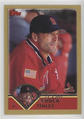 2003 Topps - [Base] - Gold #406 - Chuck Finley /2003