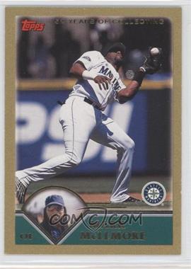 2003 Topps - [Base] - Gold #425 - Mark McLemore /2003