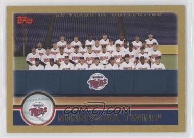 2003 Topps - [Base] - Gold #646 - Minnesota Twins Team /2003