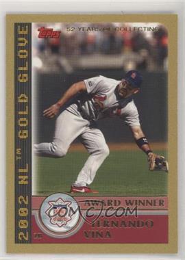 2003 Topps - [Base] - Gold #697 - Award Winner - Fernando Vina /2003