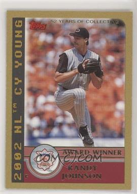 2003 Topps - [Base] - Gold #704 - Award Winner - Randy Johnson /2003