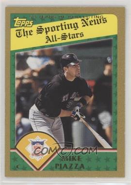 2003 Topps - [Base] - Gold #716 - Sporting News All-Stars - Mike Piazza /2003