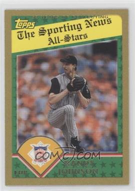 2003 Topps - [Base] - Gold #718 - Sporting News All-Stars - Randy Johnson /2003