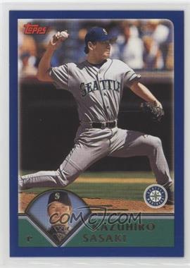 2003 Topps - [Base] #261 - Kazuhiro Sasaki