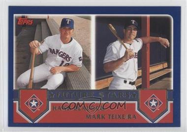 2003 Topps - [Base] #324 - Future Stars - Hank Blalock, Mark Teixeira