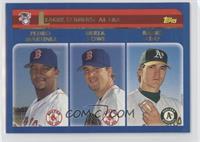 League Leaders - Pedro Martinez, Derek Lowe, Barry Zito