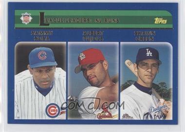 2003 Topps - [Base] #344 - League Leaders - Sammy Sosa, Albert Pujols, Shawn Green